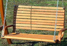 AS-S KUREDO-OD - Dondolo da giardino motivo Hollywood, in larice