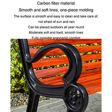 household products Panchine da Esterno, panchine in Legno plastica Fibra di Carbonio con schienali, panchine Portico mobili da Esterno, Possono ospitare 2-3 Persone