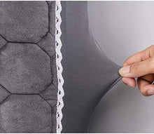 Copri+Testata+Letto , Fodera Per Testata Letto Copertura per Testiera per Letto Copri Testata Letto 180/190/200cm Matrimoniale/Singolo Premium Imbottita Elastica Copritestata Letto Velluto Fodera