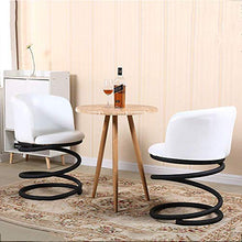 Sgabello da bar, sgabello alto, schienale imbottito in metallo, creativo, bar, colazione, cucina, casa, un pezzo/due pezzi, adatto per salotti, bar, caffè (colore : bianco)