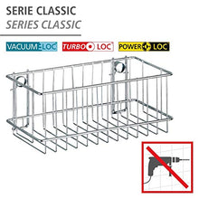 WENKO Portaoggetti grande Classic, Acciaio, 24 x 10 x 14 cm, Cromo