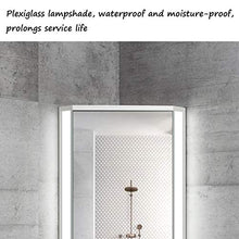 Armadietti a specchio Specchio Contenitore Esterno Triangolo con La Parete Lampada Bagno Box Specchio Mobile D'angolo Immagazzinaggio (Color : Brown, Size : 47 * 60 * 33cm)