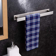 YIGII Portasciugamani da bagno senza trapano per asciugamani, adesivo da parete, in acciaio inox SUS304, 40 cm