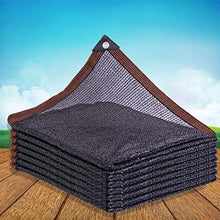 YTQ Tasso di Ombreggiatura 55% Telo Ombreggiante Adatto per Piante da Giardino con Pergola, Facile da Installare, Tessuto Ombreggiante di Ventilazione, con Occhiello in Metallo, Nero(Size:3m*8m)