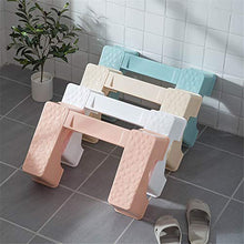 Sgabello Squatting Di Plastica Adatto A Tutti I Servizi Igienici, Bagno Thicker Sgabello Igienico Staccabile Risparmia Spazio in Bagno, Potty Training,Rosa