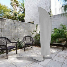 Jeffergarden Outdoor Garden Patio Parasol Parapolvere Copertura Protettiva Copertura Protettiva per tettoia per ombrellone(Grigio)