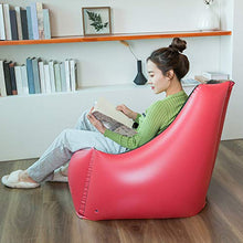POHOVE - Divano gonfiabile pieghevole, in PVC, comodo divano gonfiabile, design ergonomico, per adulti e bambini