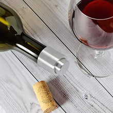 Tarente Acciaio Inossidabile Riutilizzabile Chiuso sotto Vuoto Bottiglia di Champagne Red Wine Stopper Pompa cap (Vino Rosso)