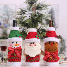 SUPVOX 3pcs Maglione di Natale Copertura della Bottiglia di Vino Cappotto Cappotto Maglione Bottiglia di Vino Vestito Bottiglia di Vino Decorazioni Decorazioni di Festa di Natale