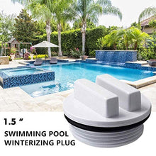 Tubo di Ritorno della Vasca Idromassaggio da 1,5"filettato Tappo per l'inverno Tappo di Scarico del Filtro SP1022C con O-Ring per Piscine per l'inverno Durante Stagione Invernale E per Maggior Parte