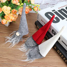 YARNOW 6Pcs Gnomi di Natale Cappello Bottiglia di Vino Topper Coperchio per Bottiglia di Vino Non Tessuto per Forniture per Feste di Natale (Colore Casuale)