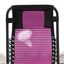 JFFFFWI Sedia Pieghevole Zero Gravity Chaise Longue Letto Pieghevole, Reclinabile per Patio Esterno da Giardino Regolabile, Sedia Relax Portatile in Metallo, Supporto per Telaio in Acciaio inossidab