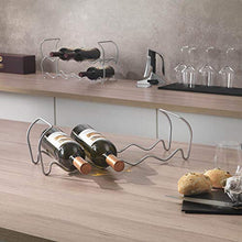 Metaltex Wine Bar 12 - Set 3 Portabottiglie Impilabili - (383212), 44 X 15 X 13 Cm