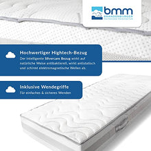 BMM Comfort XXL Materasso 100x200 cm in Grado di durezza 4 (H4) Fino a 150kg, Altezza 23cm, SilverCare Border Rispetto, Migliore Ventilazione, Extra Duro