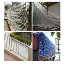 MFLASMF Rete di Sicurezza Protezione per Balcone Rete Sostitutiva per Porta da Calcio, Rete Sostitutiva per Porta da Calcio Rete Durevole Attrezzatura da Rete 4x6m Inclusa Fascetta per cav