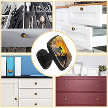 Silhouette leopardo 4 PCS Pomelli per Porta, Pomolo per Mobile, Pomelli per Mobili con Viti, Maniglia per Armadietto, Pomelli per Porta, Pomelli per Cassetti per Porta, Armadio, Cassetto e Credenza