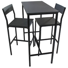 yelloo Set Tavolo Bar e 2 SGABELLI Arredamento MOBILI Cucina H.96cm Set LIGNANO