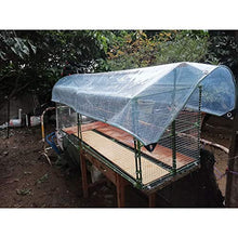 LSXIAO Trasparente Telone, Balcone Cortina Antipioggia, Copertura in PVC Resistente, Completamente Impermeabile Orlo in Corda di Nylon con Occhiello per Terrazze, Mobili da Giardino