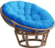 Cuscino per sedia Cuscino per sedie a braccia appeso rotondo, addensare un cuscino in poltrona da papasan in cotone extra morbido con cravatte, impermeabile non scivolato sedile uova cuscino da stiro