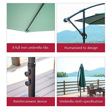 Generic002 Ombrellone da Esterno, ombrellone Appeso a Cantilever, ombrellone, Grande ombrellone con Protezione UV UPF 50+, per Patio Giardino Security Pavilion Ombrello Senza Base (Color : B)