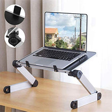 Tavolo da picnic all'aperto Letto Vassoio Laptop Stand Tavolo da tavolo Lap Tavolo ergonomico per divano letto Picnic Breakfast Book Stand Pieghevole Altezza regolabile Altezza 360 gradi Angolo (Color