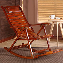 Reclinabili Bamboo Sedia a Dondolo Bambino Sedia Pieghevole per Adulti Casa Poltrona Sedia Cool Sedie Fretta Sedia anziana Pranzo Pranzo Pranzo Sedia
