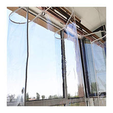 YJFENG Telone Trasparente per Piante, Telone in Plastica Impermeabile Resistente in PVC Spesso 0,3 Mm con Occhielli, per Piante, Conigliera per Animali Domestici (Color : Chiaro, Size : 1.2X3M)