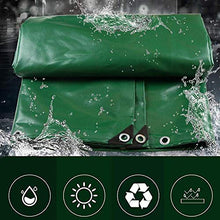 MTYLX Grande Tela Cerata Resistente, Teloni, Protezione Solare Impermeabile Antipioia per Giardino, Copertura per Auto 520G / M²,Verde,3 × 4 M