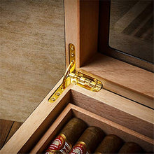 Cigar Box Legno di Cedro Cigar Humidor Doppio Strato di Alta capacità Painted Cigar Box Europea Scatola di sigari Portable di Viaggio Cigar Box di stoccaggio