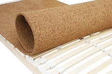 MW.Shop.24 - Coprimaterasso in fibra di cocco di alta qualità per rete a doghe (160 x 190 cm), traspirante, anti allergeni, antiacaro, prodotto in UE