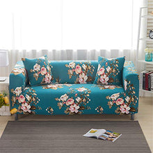 Treer Fodere Copridivani Universale Elasticizzata, 1 2 3 4 Posti Copridivani Elastici Spandex Copridivano Divano Antiscivolo AntiGraffio Decorative Sofa (Fiori Rosa,3 Posti(190-230cm))