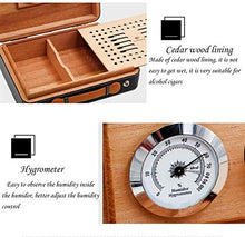 STBAAS Piccole Humidor for sigari, Cedar Fodera Hand-Held Cigar Box di stoccaggio, Segmentazione Stecca Seal Design, for Le Diverse Cigar Bagagli