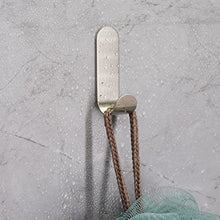 Vista Ganci Adesivi Bagno in Acciaio Inox 4 Pezzi Ganci Asciugamani Bagno Nero Autoadesivi Ganci Appendiabiti Attaccapanni Muro Appendi Accappatoio, Set Asciugamani Bagno Accessori Cucina, Bagno