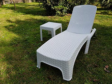 BRIKASA Tavolino Giardino Effetto Rattan Esterno Basso Resina Antares (Antracite)