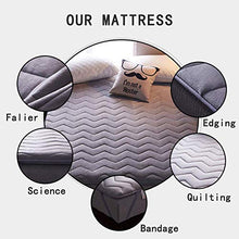 zyl Materasso Tatami Futon Portatile Giapponese Materasso Addensato per Studenti Materasso Resistente e Morbido Antiscivolo Materasso Peluche Usato per Yoga Meditazione Campeggio Grigio 150x200c