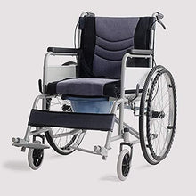 Carrozzine Semoventi, Transito Portatile Pieghevole Portatile Leggero Uomo Anziano, con Padella Trolley Casa Disabili Scooter Trolley Scooter Anziani/Disabili A
