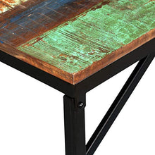 Festnight Panca in Legno Massello di Recupero, Panchina da Giardino 110x35x45 cm