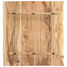 vidaXL Legno Massello di Acacia Piano per Lavabo Bagno Ripiano per Lavello Rustico Mensola per Lavandino Accessori per Bagno 118x55x3,8 cm