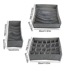 Wacent Scatola di immagazzinaggio, Scatola di immagazzinaggio dell'Armadio della griglia 3 Pezzi Scatola di immagazzinaggio dell'organizzatore del Reggiseno della Biancheria Intima dei Pantaloni