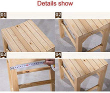 Sgabelli da Doccia Sgabello da Bagno in Legno Antiscivolo in Legno massello, Sgabello da Bagno per Mobilità Sedili Doccia a Prova di umidità 0108