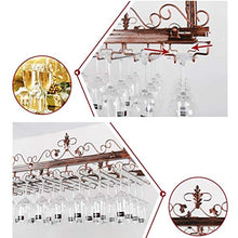 LWW Wine Rack, cremagliera di vetro di vino/a soffitto attaccatura del supporto di bottiglia del vino supporto del metallo ferro vetro vino Holder alta Cup/Altezza regolabile Rack Wine Glass,80 *