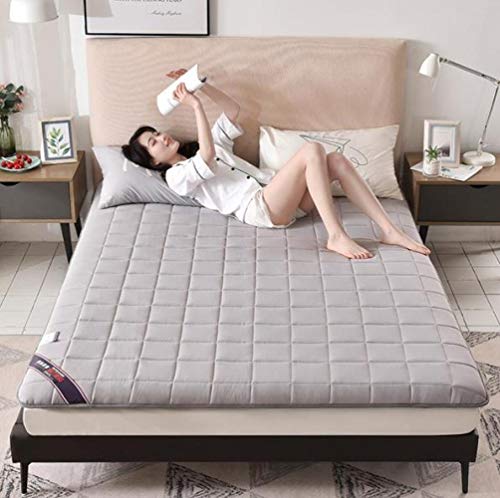 YOLL Materasso Tatami Giapponese Ispessimento Materasso Futon Pieghevole in Peluche, Materassi Letto futon Soggiorno Tappetino Quattro Stagioni Pelo Letto Pigro stuoie per Camera da Lett
