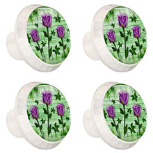 Rosa viola 4 PCS Pomelli per Porta, Pomolo per Mobile, Pomelli per Mobili con Viti, Maniglia per Armadietto, Pomelli per Porta, Pomelli per Cassetti per Porta, Armadio, Cassetto e Credenza