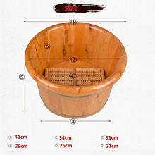 ERHANG Saune Bacino Di Pedicure Pediluvio Barile Pediluvio In Legno Massello Bacino Adulto Piccolo Tuffo Piede In Legno Prodotti Per L'igiene Della Casa,B