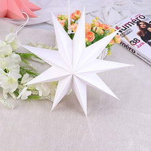 ARTFFEL Vola 2 Pezzi 3D Stella di Carta Lanterna Paralume for la Festa Nuziale di Natale Home Decor .Compleanno