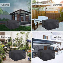 BuleEco Coperture per Mobili da Giardino Coperture per Tavoli da Patio 420D Resistenti Coperture per Mobili da Esterno in Poliestere Oxford Rettangolare Coperture per Mobili da Esterno