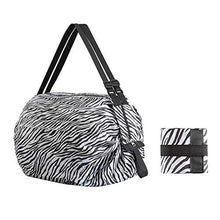 ZMHS - Borsa da viaggio pieghevole con una spalla, portatile, riutilizzabile, con chiusura a cerniera C