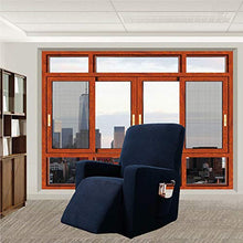 Orumrud 1-Pezzo Copripoltrona Relax Reclinabile,Copertura Fodera per Poltrona,Coprisedile Poltrona Reclinabile Relax Completo,Elasticizzato con Tasche,Fodera per Divano,Protezione per Mobili,Durevole