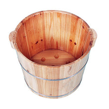 ERHANG 30 Centimetri in Legno Pediluvio Barile Pedicure Bacino di Casa Ammollo Piedi con Massaggio Perline Vasca di Salute di Mezza età E Anziani Regalo di Assistenza Sanitaria