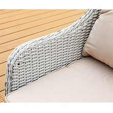 HLZY Tavolo in Vimini in Rattan mobili in Patio e Set Sedia, Tavolo da Giardino e sedie da Giardino del Patio a Colori del tè e sedie del Patio Conservatorio del caffè da caffè da Esterno